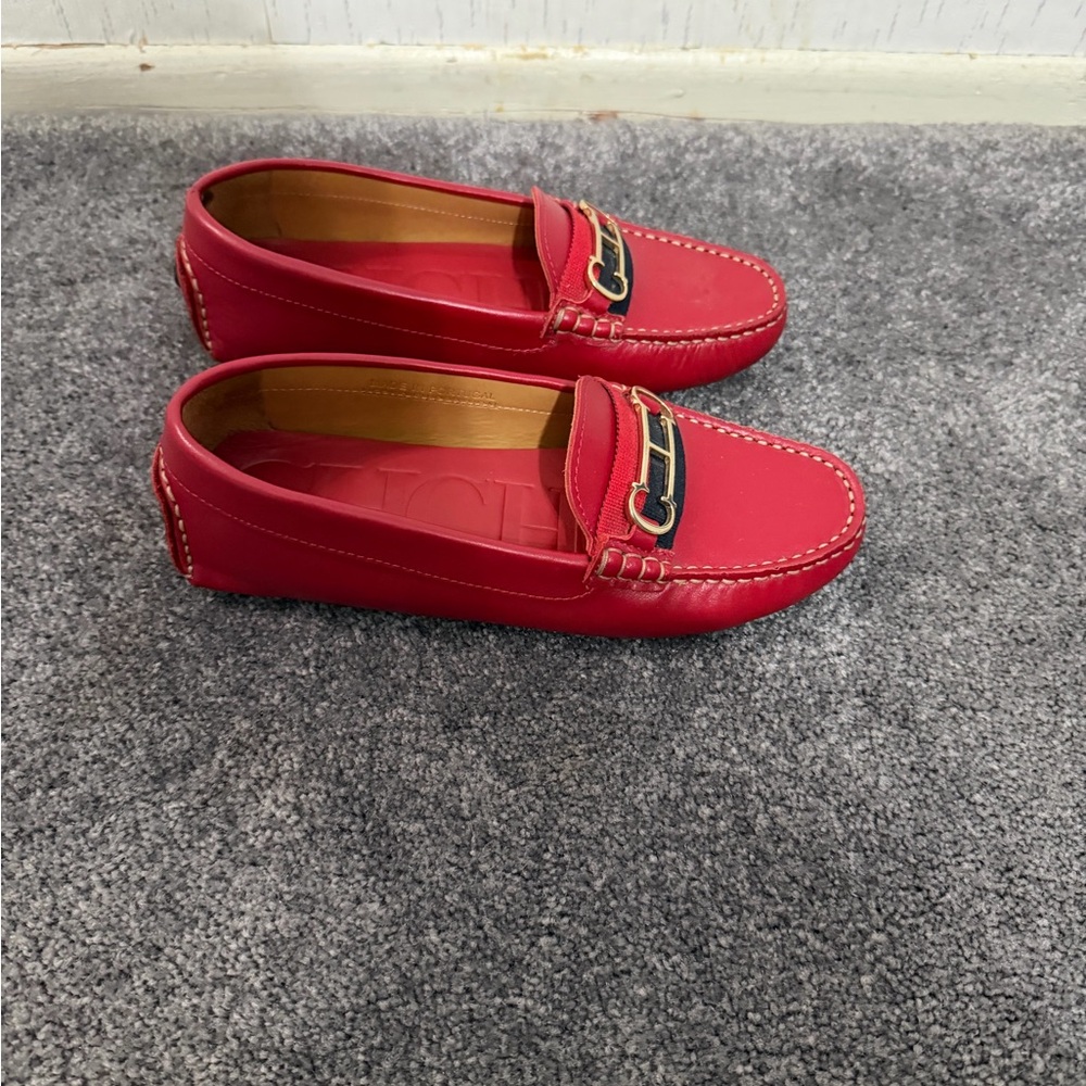 Carolina Herrera Red Loafers - Picture 4 of 7